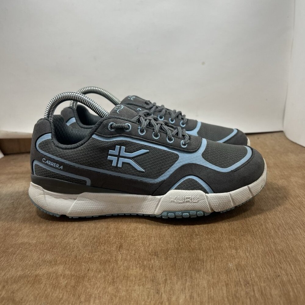 Kuru Carrera Women Size 7.5 Grey Lace Up Sneakers Shoes